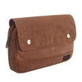 Brown Waxed Canvas Bicycle Pouch Bag Y69575