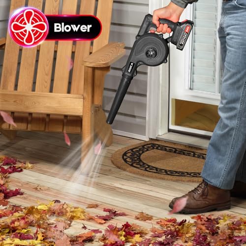 24V Cordless Electric Leaf Blower with 2 Pack Batteries and Charger Z47611