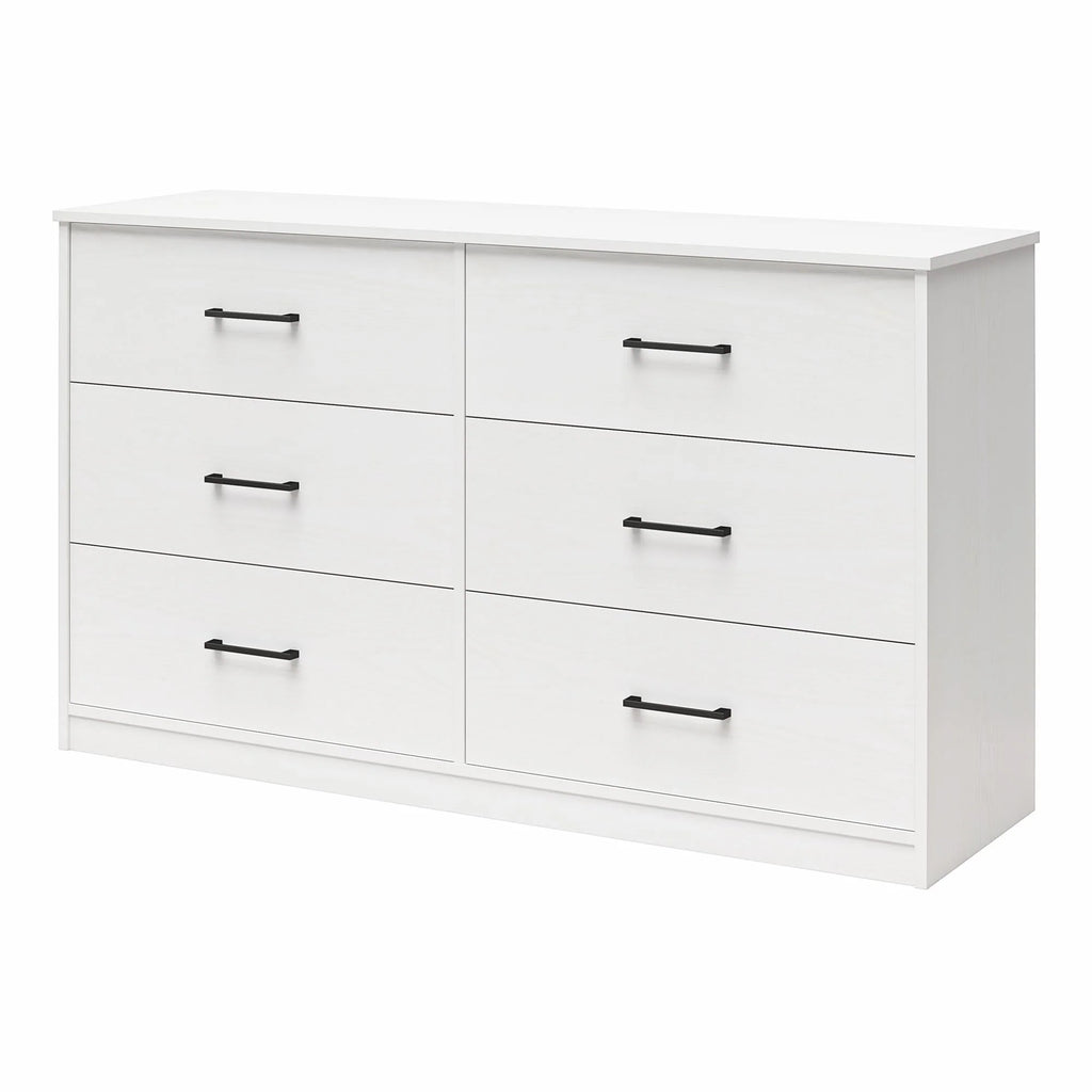Black Oak 6 Drawer Dresser D41188