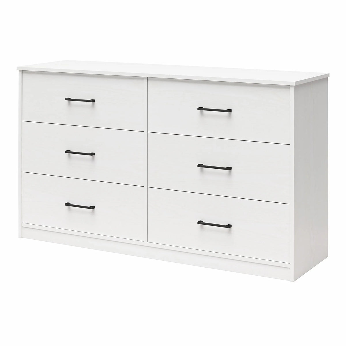 Black Oak 6 Drawer Dresser D41188