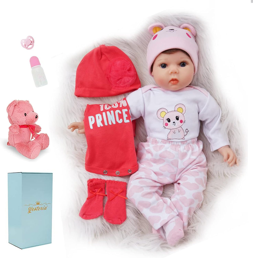 22 Inch Realistic Silicone Reborn Baby Doll D701413