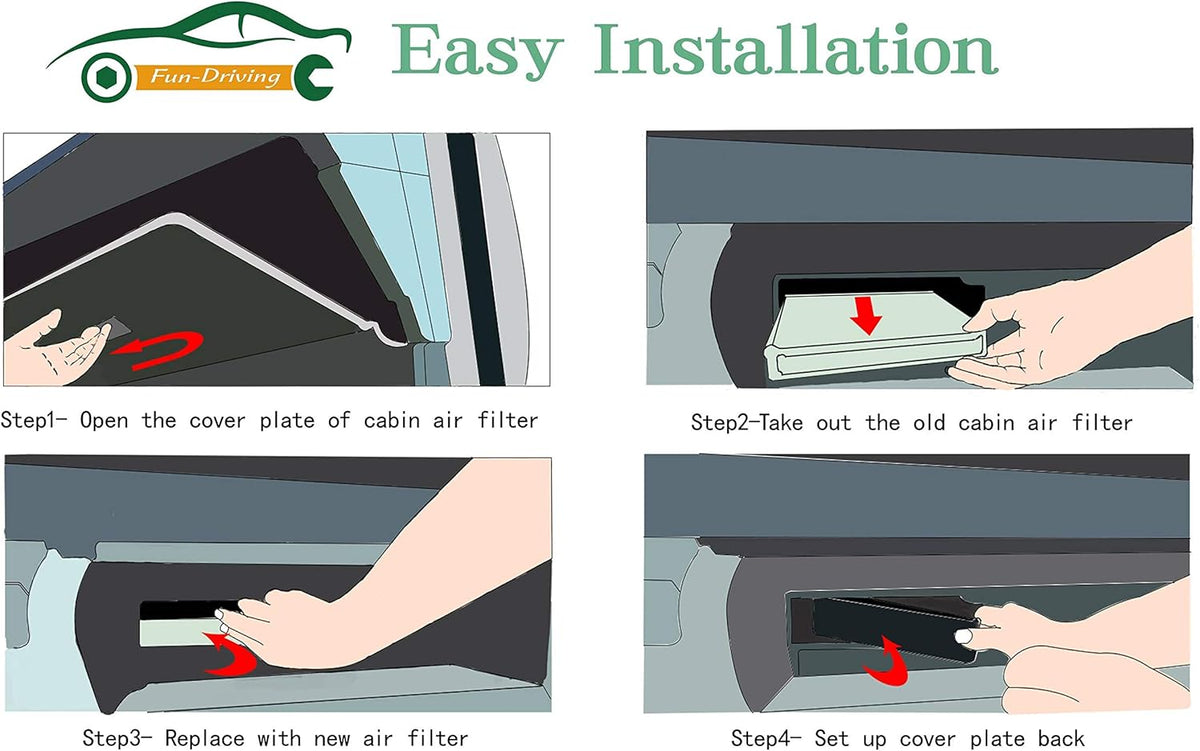 Cabin Air Filter Pack of 2 C695399
