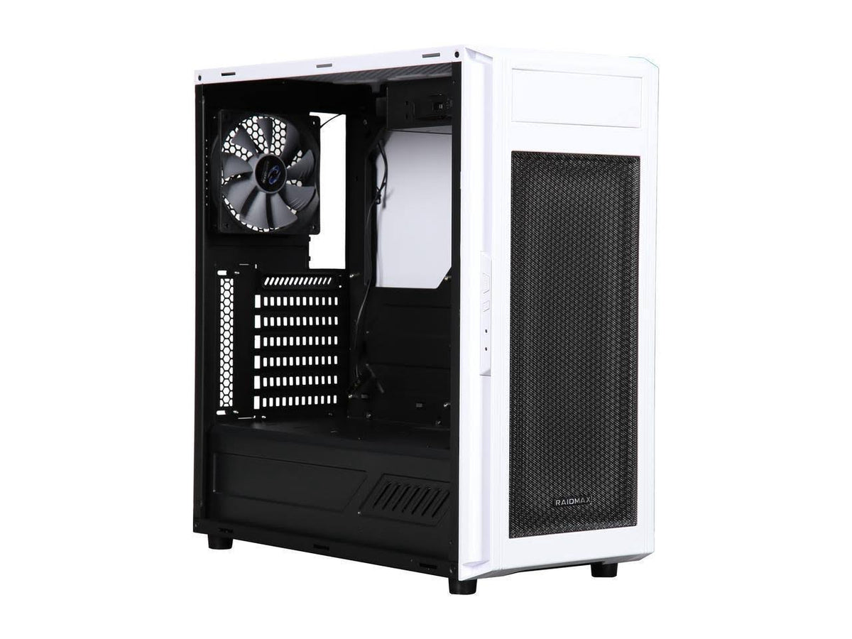 White Steel / Plastic ATX Tower Computer Case Q964707