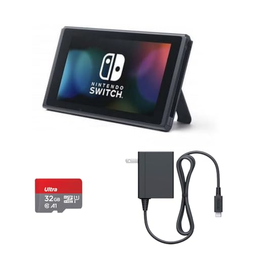 Nintendo Switch Console Bundle with 32GB MicroSD Card and USB-C Power Adapter J626571