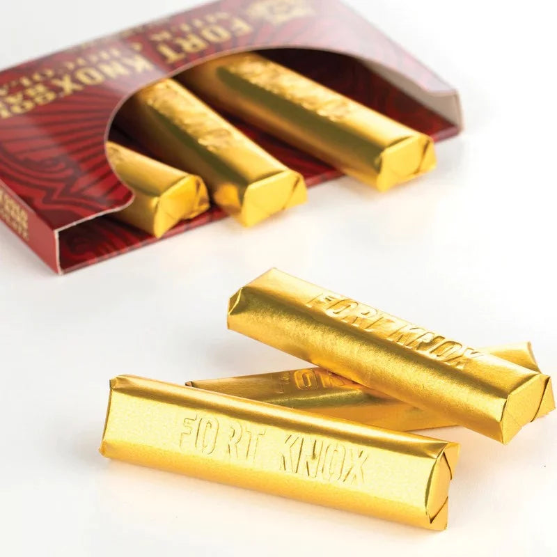 Mini Milk Chocolate Gold Bars (Pack of 12) S412