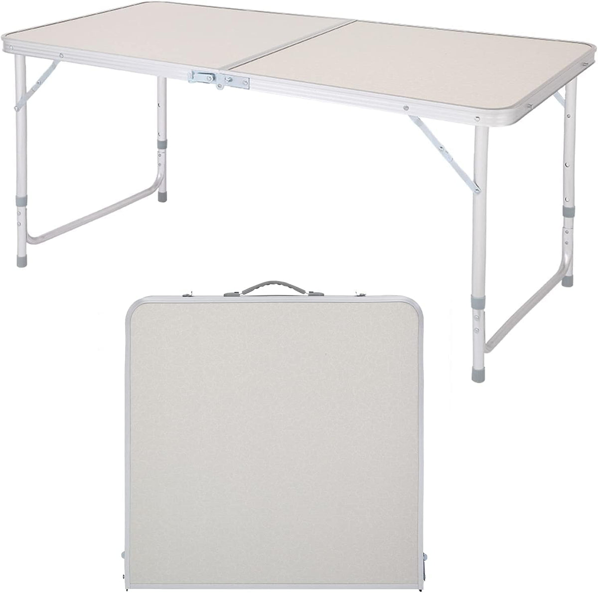 6ft Portable Folding Aluminum Table T27816