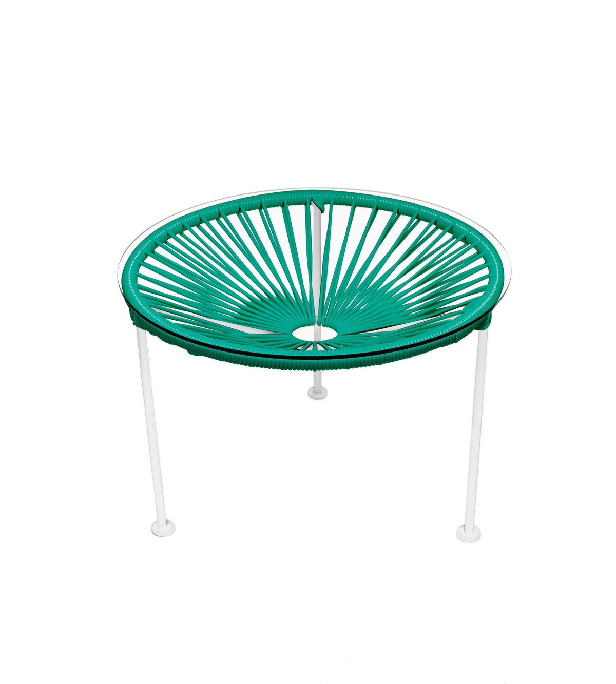 White Turquoise Side Table M90903