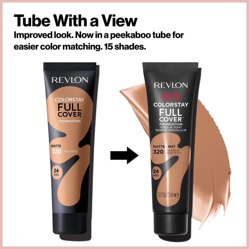 Matte Full Cover Foundation, 210 Sand Beige 1.0 Fl Oz (Pack of 2) S304978