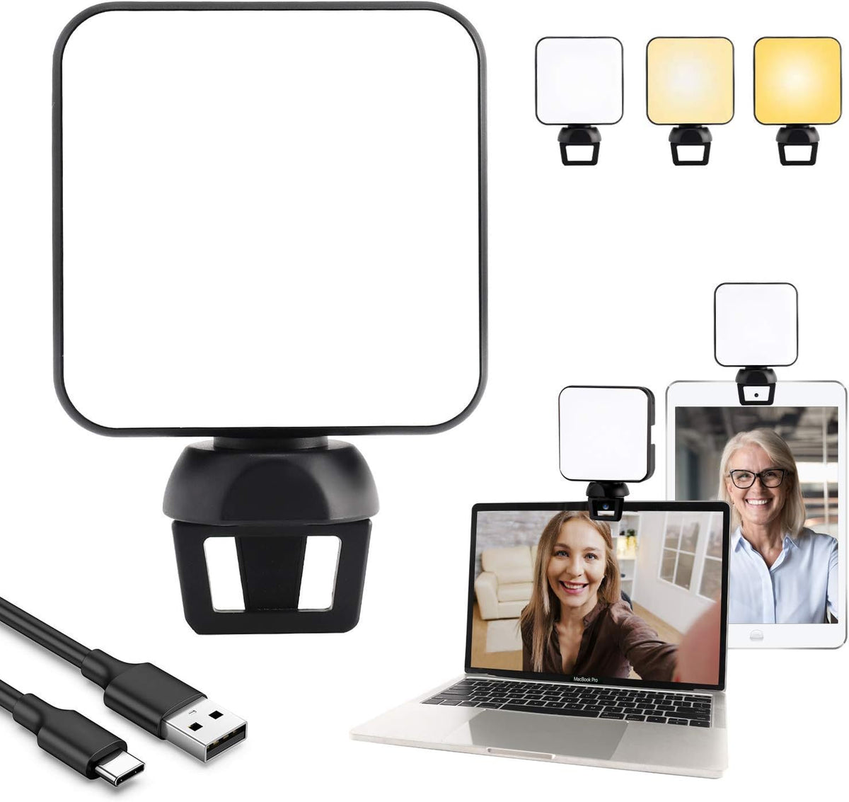Video Conference Lighting Kit with Clip J404