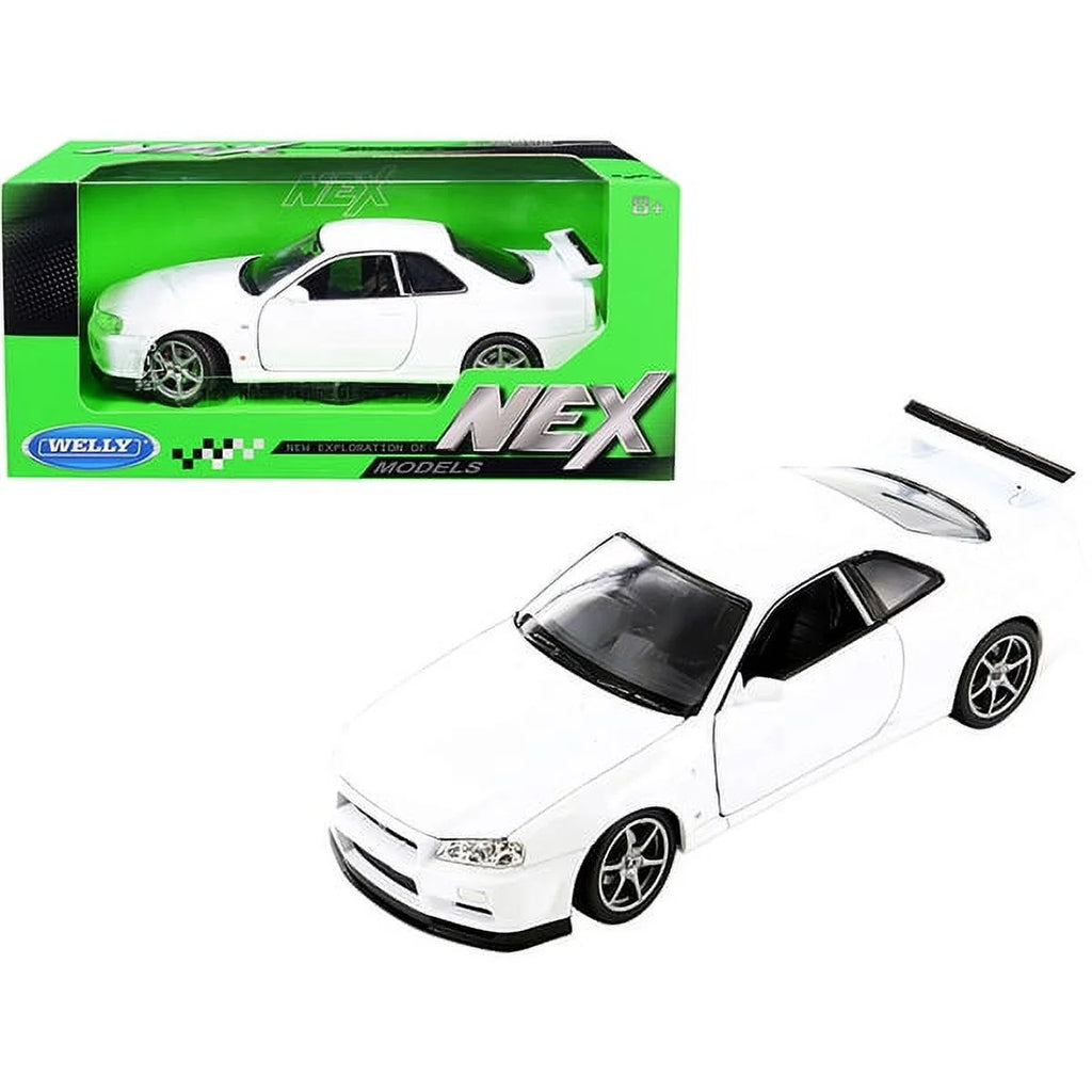 White 1/24 Diecast Model Car F85342