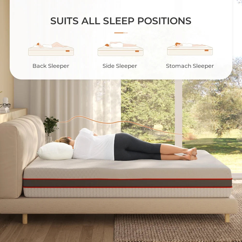 Queen Size Gel Memory Foam Mattress H32031