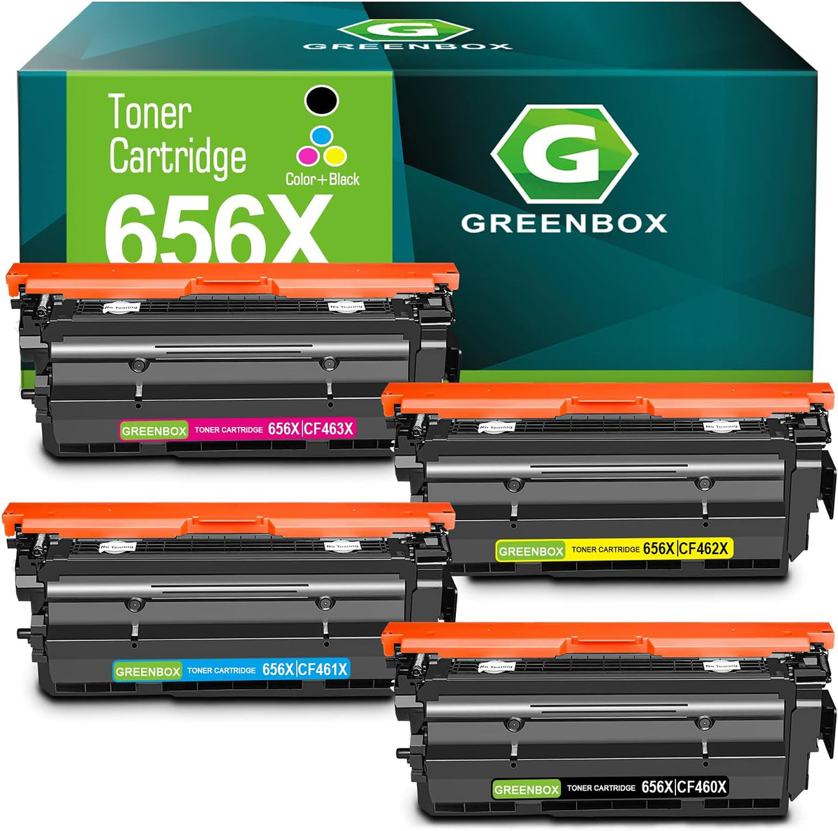 Compatible Toner Cartridge for HP Printer (1 Black 1 Cyan 1 Magenta 1 Yellow) Y392970