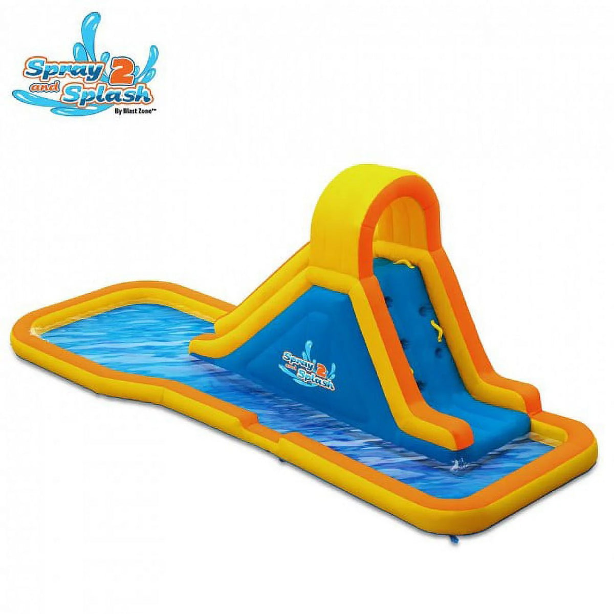 Inflatable Water Slide with Splash Area Q717