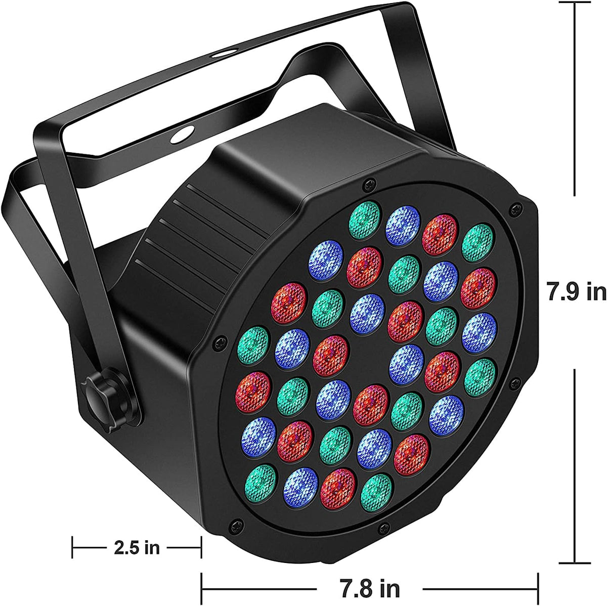 4 Pack Rechargeable Battery Powered RGB LED Uplights S479