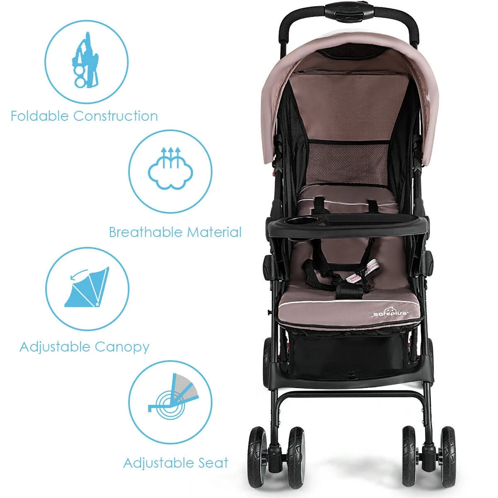 Foldable Lightweight Baby Stroller Pushchair L88681
