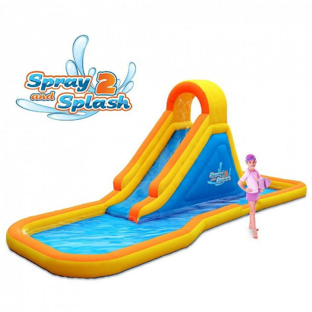 Inflatable Water Slide with Splash Area Q717