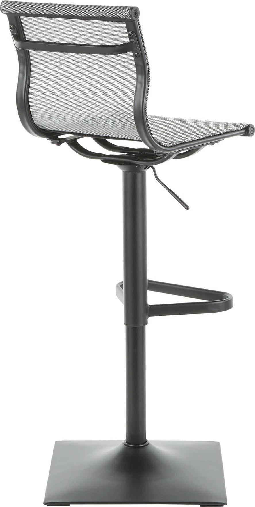 Black Silver Barstool Y828