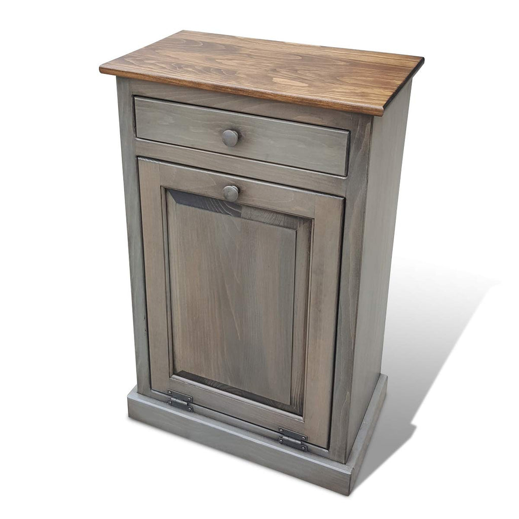 Wooden Pull Out Trash Can Cabinet R9897