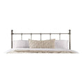 Queen Spindle Headboard in Black Steel J364