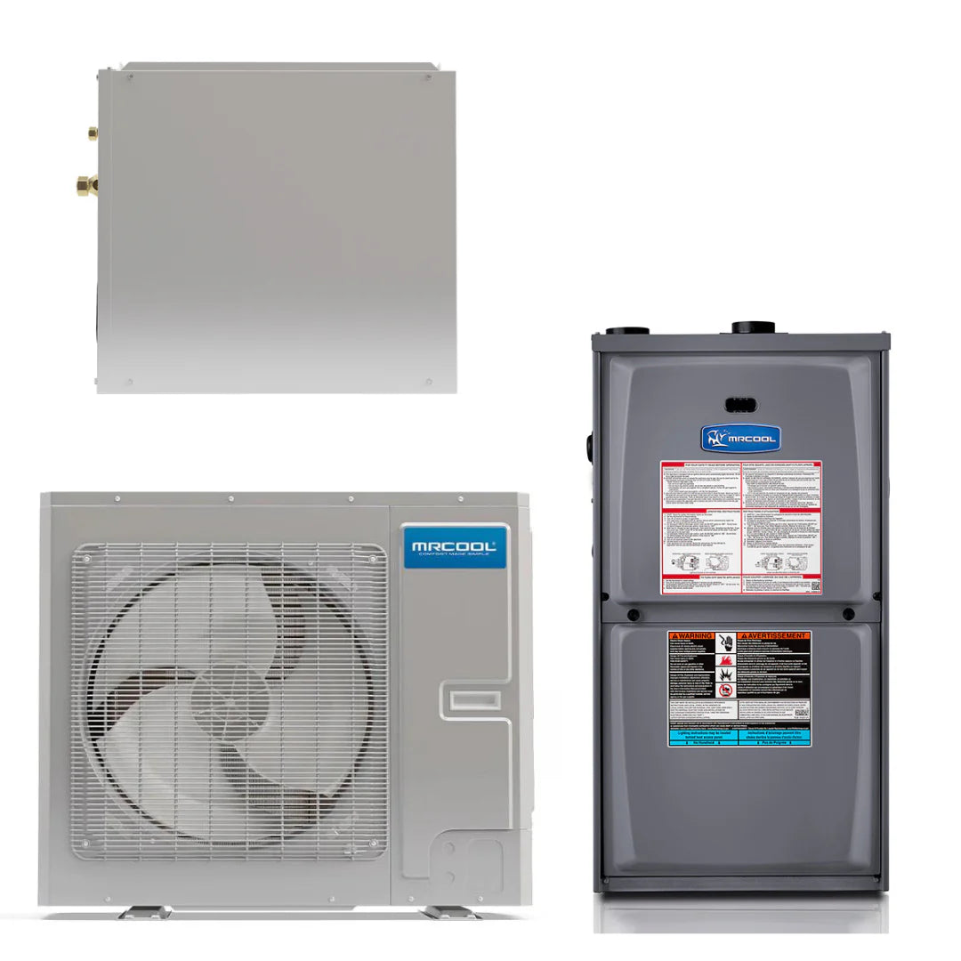 2-3 Ton Central Air Conditioner and 95% AFUE Gas Furnace Split System G120387