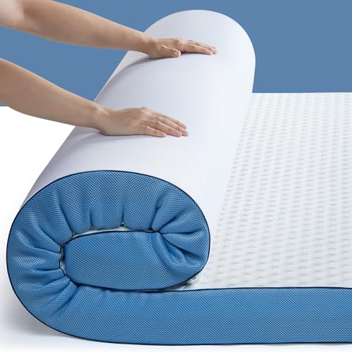 3 Inch Firm Gel-Infused Memory Foam Mattress Topper Twin Size S2766