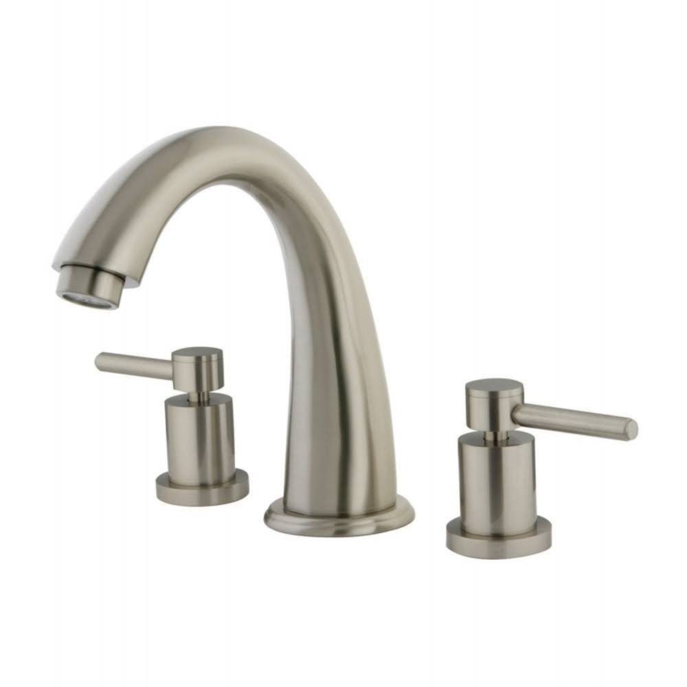 Satin Nickel Two-Handle Roman Tub Filler A963289