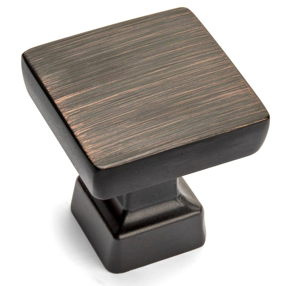 Oil Rubbed Bronze Square Cabinet Knob 25-Pack T781