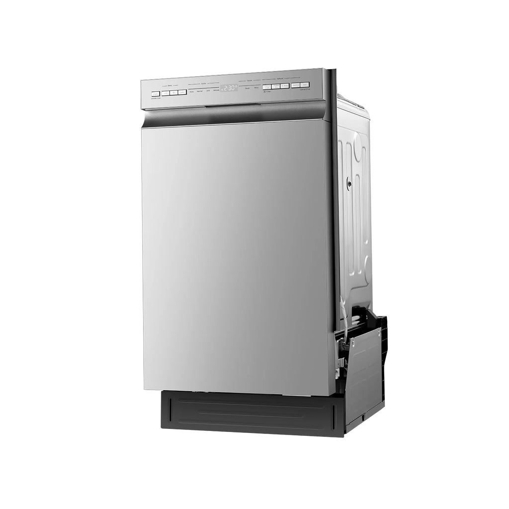 18" Front Control 2-Rack Dishwasher, Stainless Steel P208