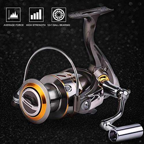 12+1BB Ultralight Smooth Spinning Fishing Reel K89324