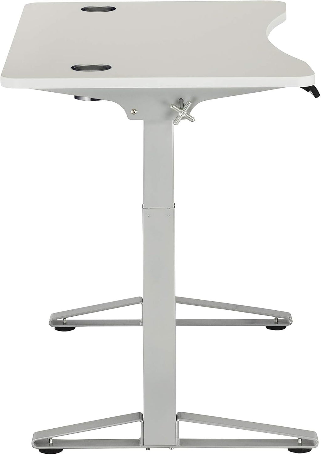 Electric Height Adjustable Sit to Stand Desk, White K13551