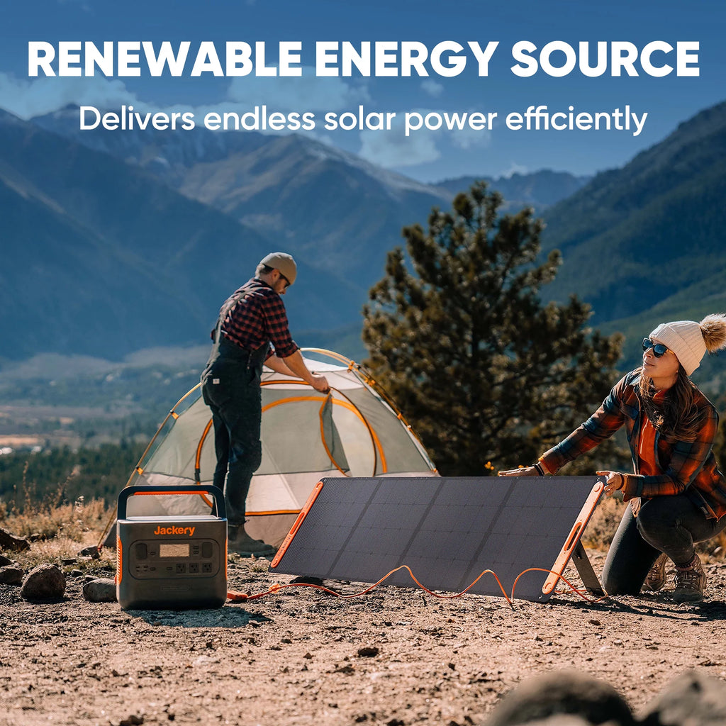 2160Wh Solar Generator with 200W Solar Panel E857