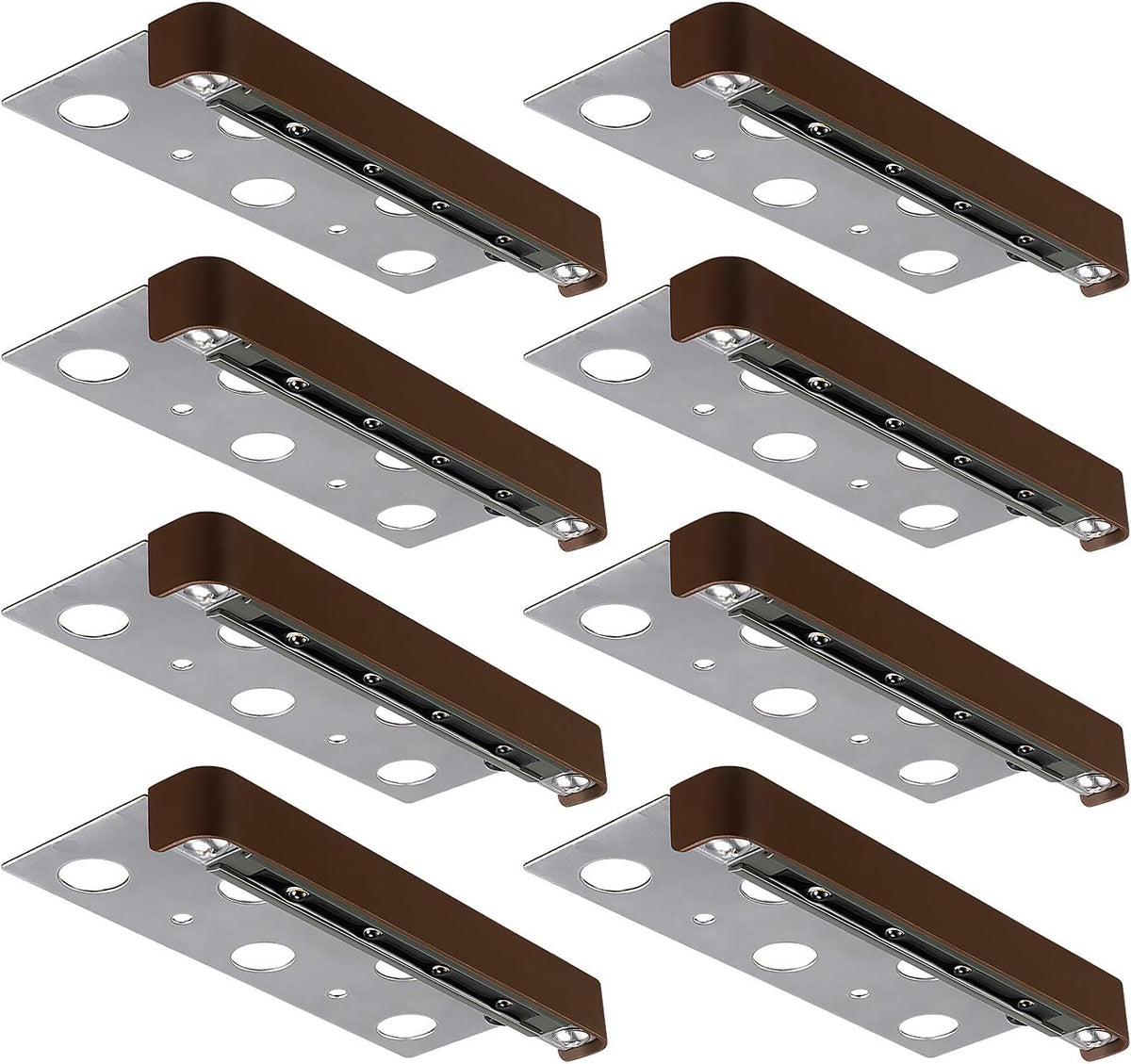 8-Pack 7 Inch 1.5W LED Hardscape Lighting, IP65 Waterproof, 12V Low Voltage, Daylight 5000K U351910