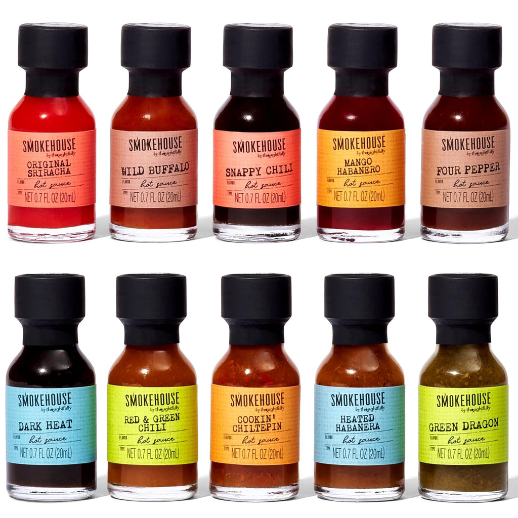 Gourmet Hot Sauce Gift Set, Variety Pack, Set of 10 B95623