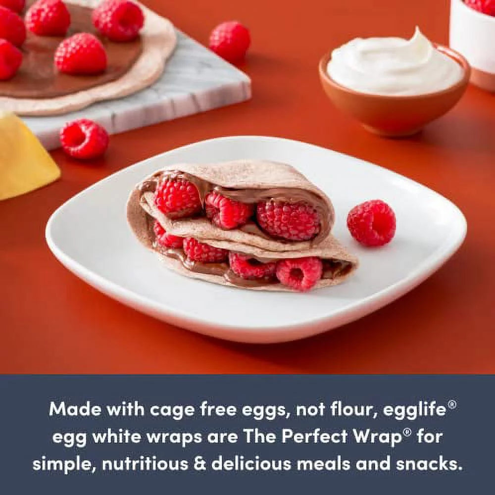 Sweet Cinnamon Egg White Wraps, 72 Total Wraps B4230