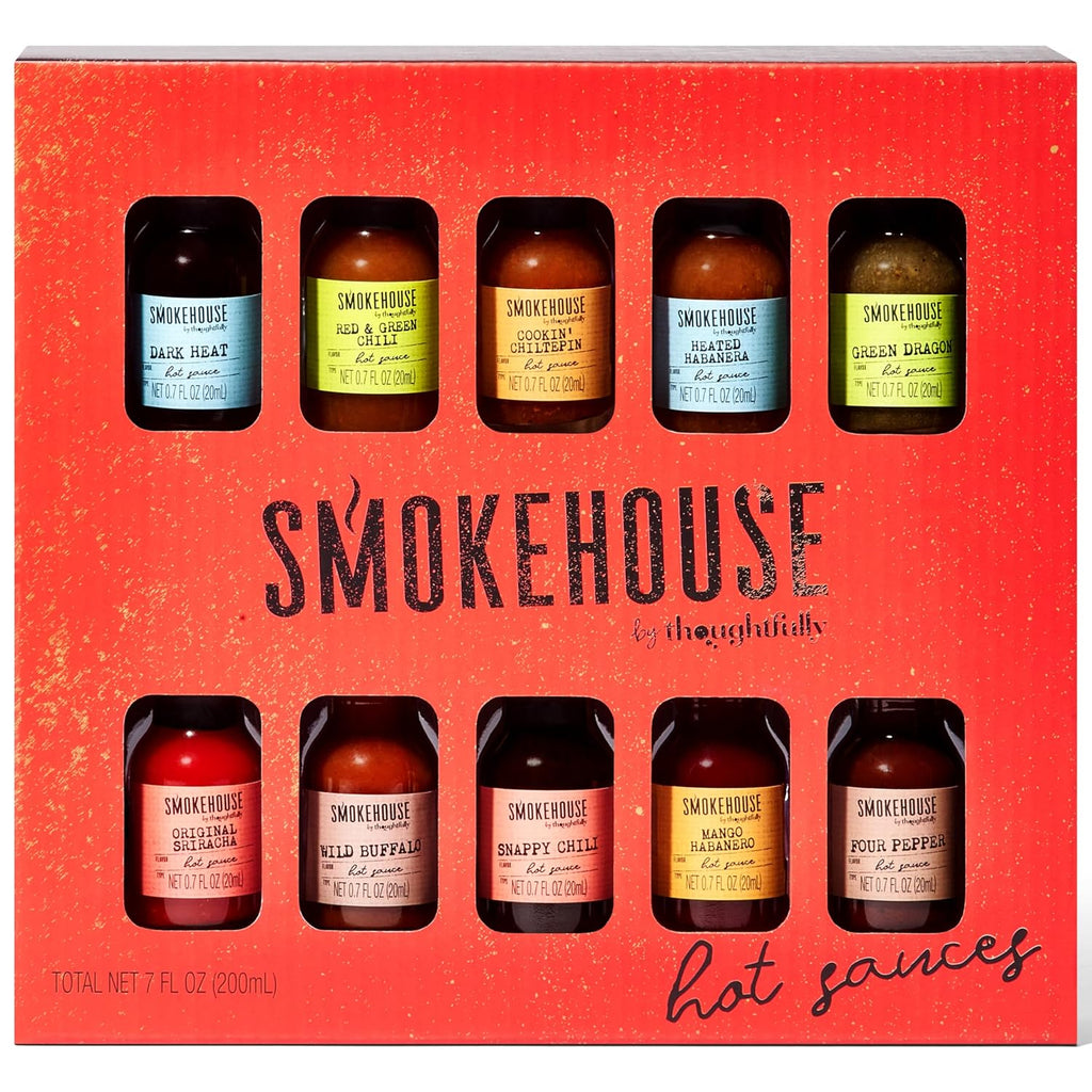 Gourmet Hot Sauce Gift Set, Variety Pack, Set of 10 B95623