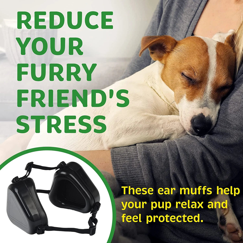 [2 Pack] Dog Ear Muffs for Hearing Protection M9390