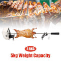 110V Stainless Steel Universal Complete Grill Rotisserie Kit F70870