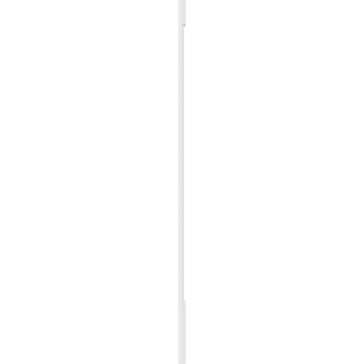 Two Equal Raised Panel PVC Pilaster (Pair) U4212