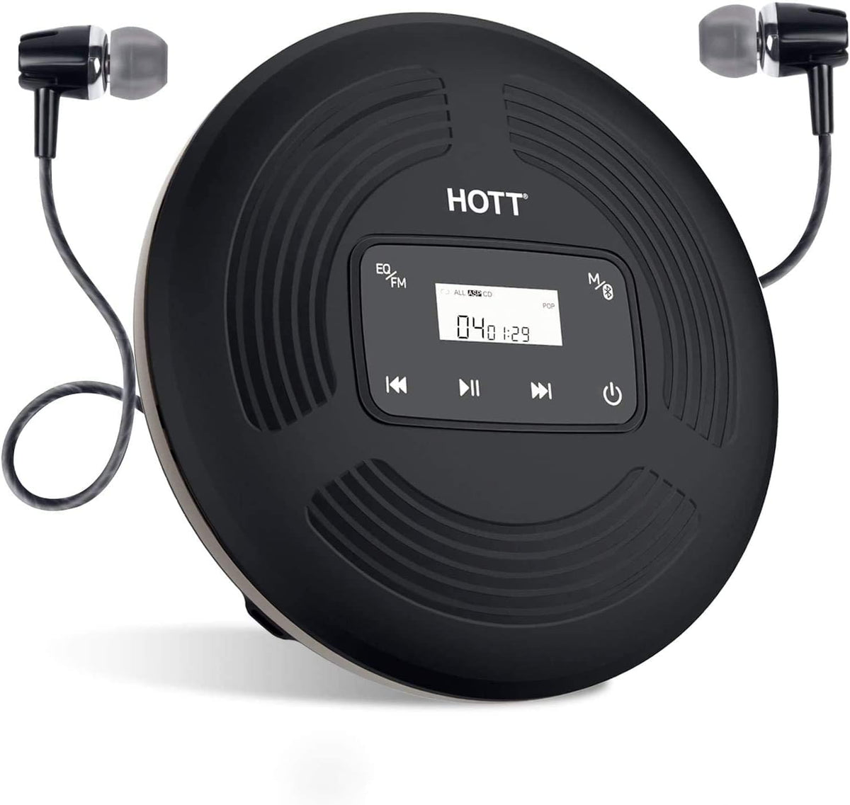 Portable CD Player Bluetooth with FM Transmitter, 1800mah Battery, Pack of 2 B788