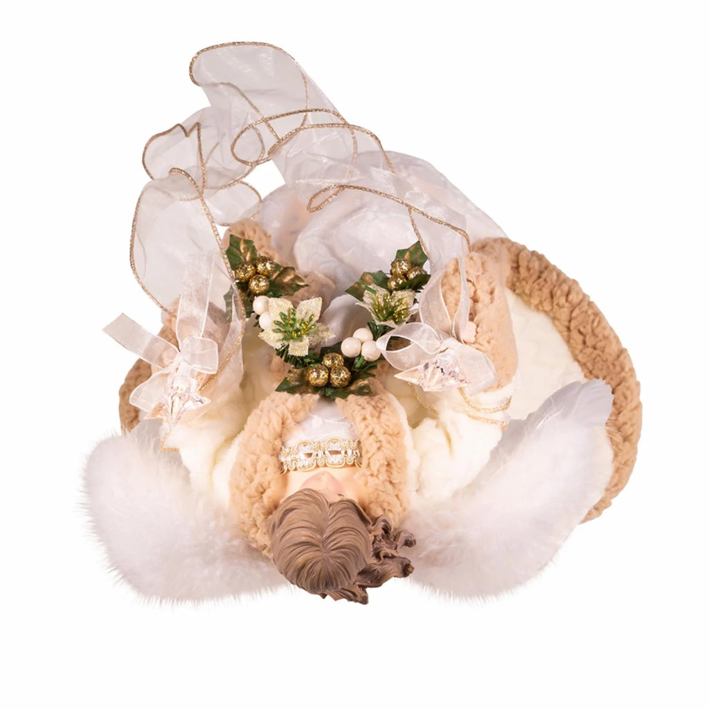 10-Light Rustic Angel Treetop K5160