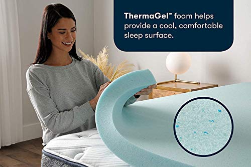 Queen 3 Inch Cooling Memory Foam Mattress Topper A313