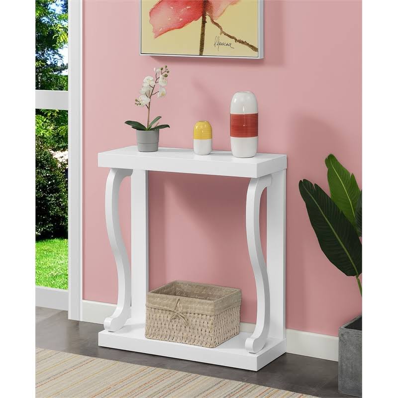 White Console Table B348142