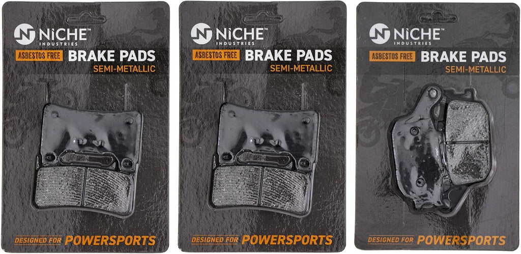 Semi-Metallic Brake Pad Set Pack of 2 T460