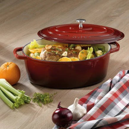 Roasting Tray Oval Red 9.3L G40950