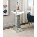 Mirrored Faux Diamonds Pedestal L99506