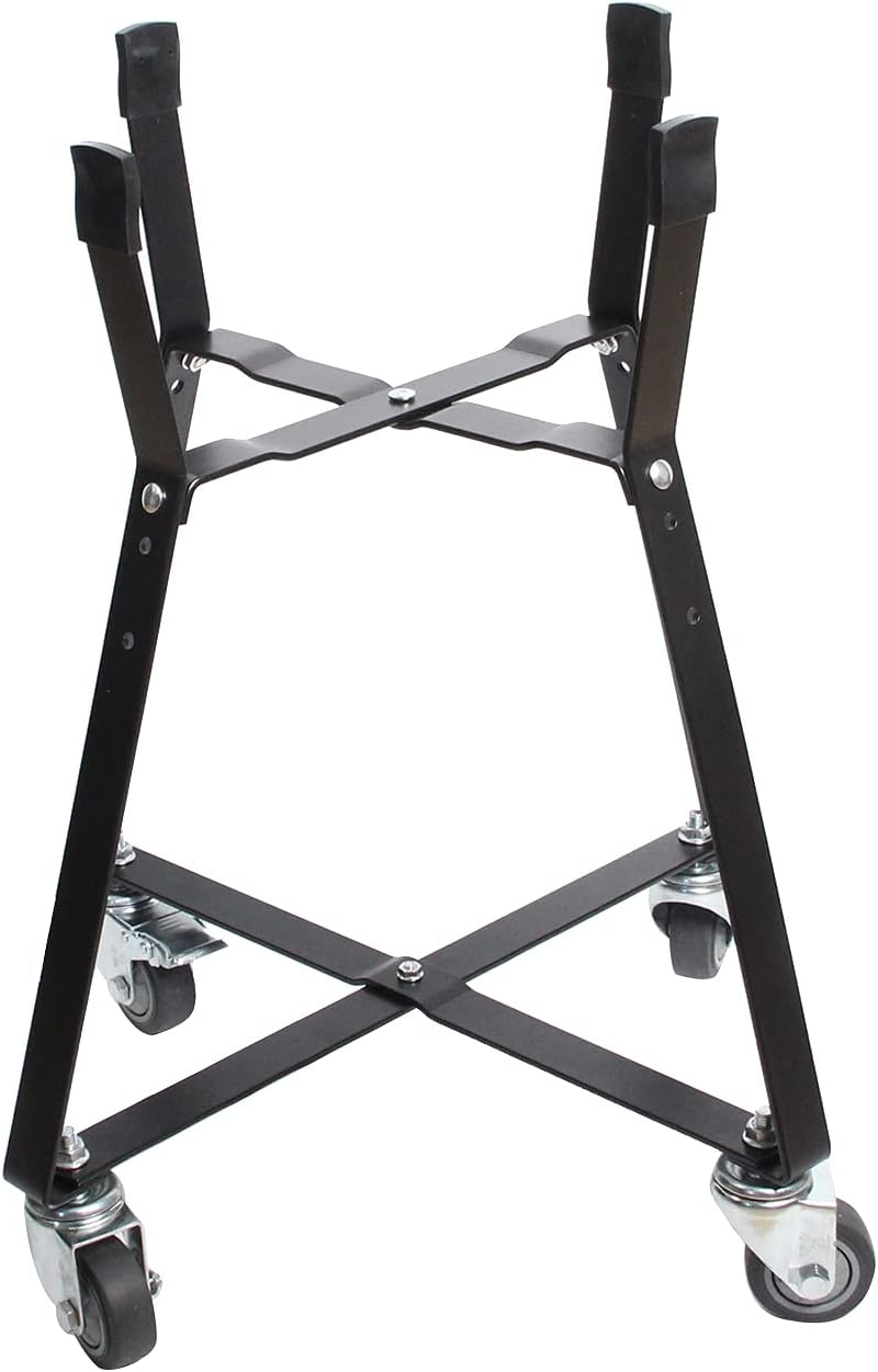 Rolling Cart with Locking Caster Wheels Powder Coated Steel K736
