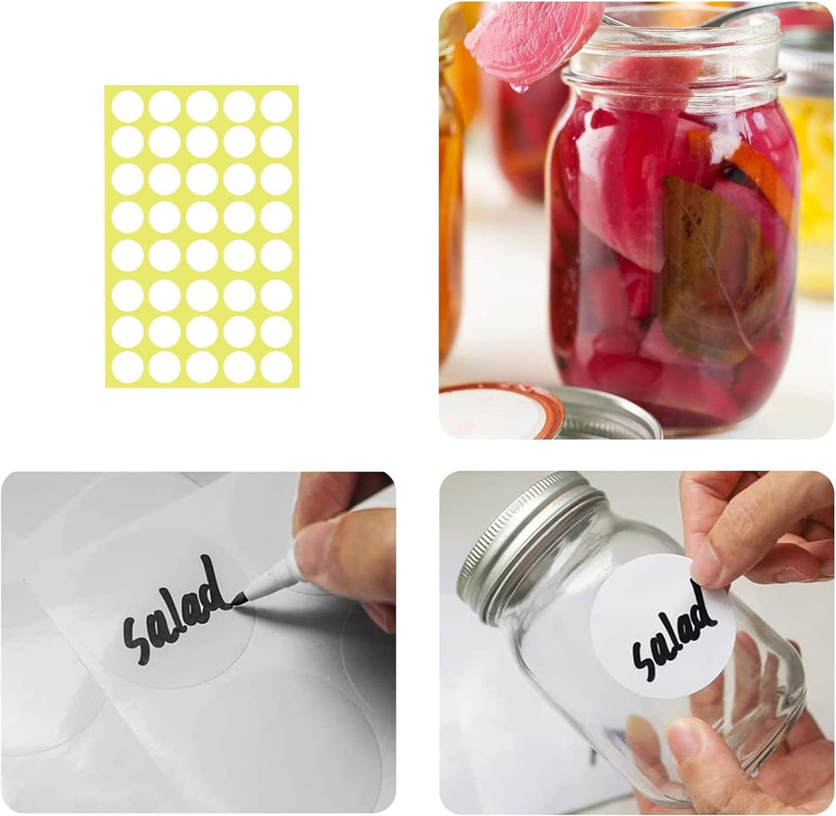 12 Pack 16 oz Clear Glass Mason Jars with Airtight Lids and Bands Q407