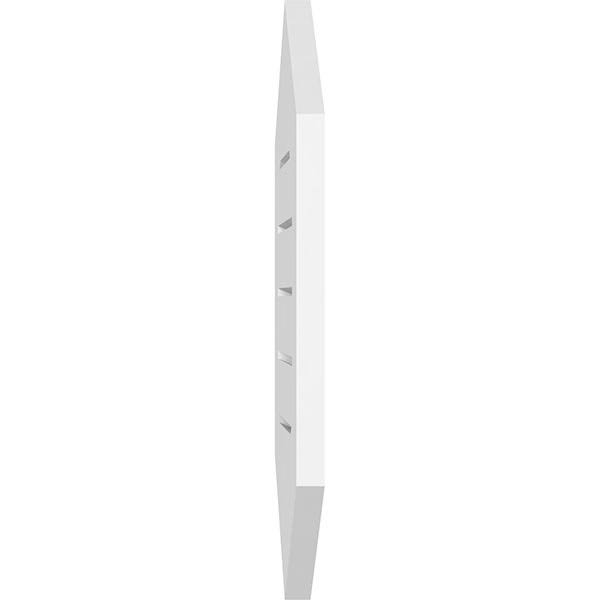 Vertical Peaked Surface Mount PVC Gable Vent G675229