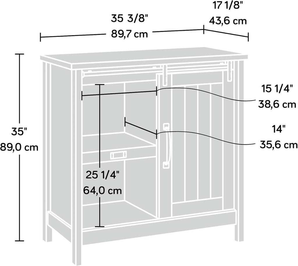 Craftsman Oak Storage Cabinet S586824