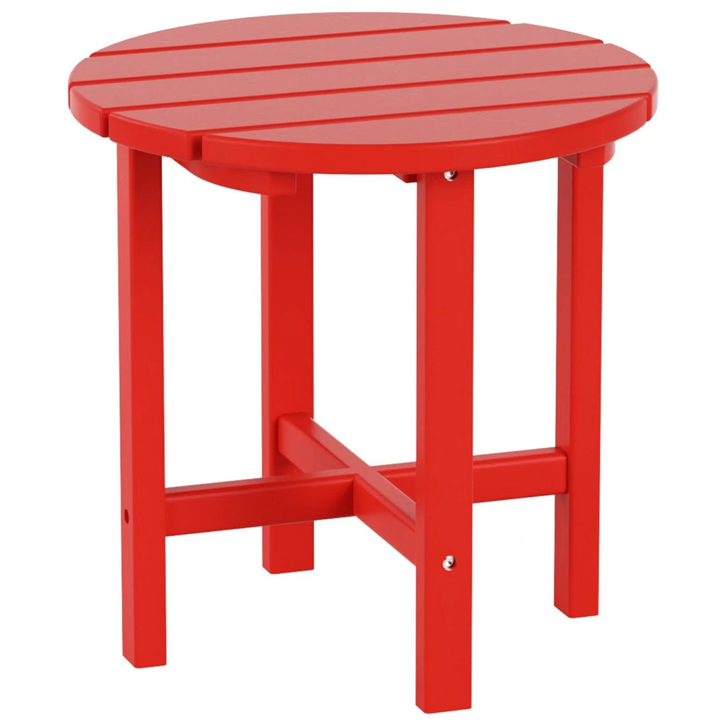 Red 18" Round Side Table T758882